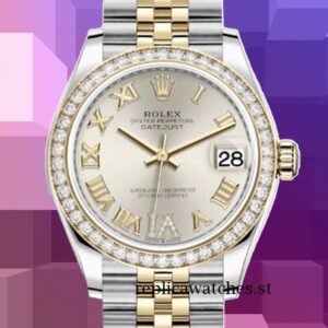 Rolex Datejust m278383rbr-0004 31mm Ladies Silver-tone