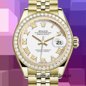 Rolex Datejust Ladies 28mm m279138rbr-0032 Automatic White Dial