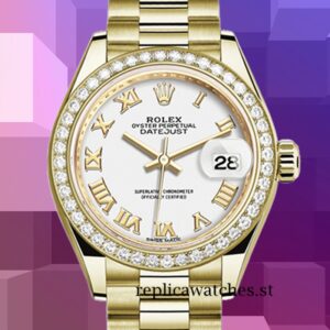 Rolex Datejust m279138rbr-0031 28mm Ladies White Dial