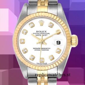 Rolex Datejust Ladies 28mm 279173 White Dial Silver-tone