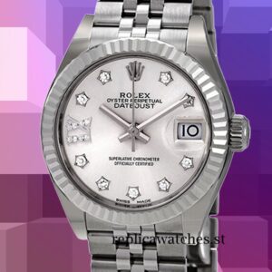 Rolex Datejust m279174-0021 28mm Ladies Automatic Silver-tone