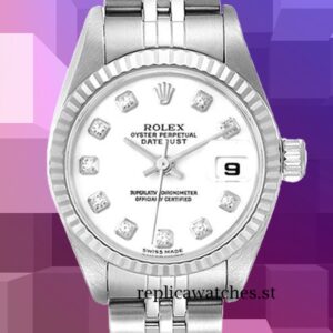 Rolex Datejust 28mm 279174 Ladies Silver-tone Automatic