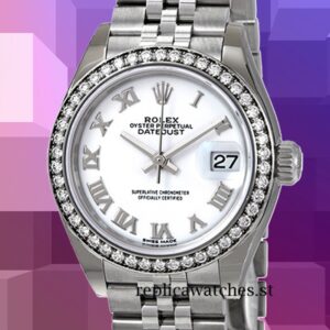Rolex Datejust 28mm m279384rbr-0019 Ladies Automatic
