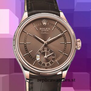 Rolex Cellini m50525-0015 Men's 39mm Rose Gold-tone