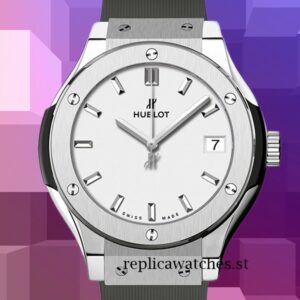 Hublot Classic Fusion 511.NX.2611.RX 15mm Men's White Dial Automatic