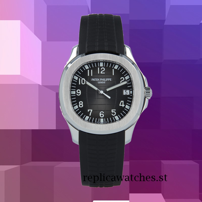 Patek Philippe Aquanaut 12mm 5167A-001 Men's Black Dial - Image 2
