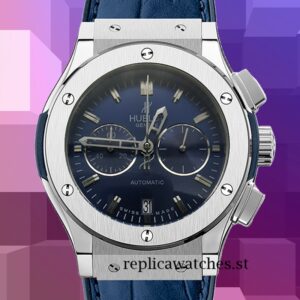 Hublot Classic Fusion 521.NX.7170.LR Men's 15mm Blue Dial Quartz/Automatic