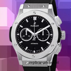 Hublot Classic Fusion Men's 15mm 541.NX.1171.RX Rubber Quartz/Automatic