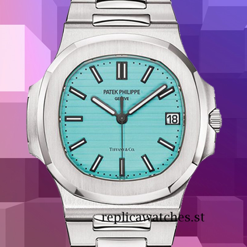 Patek Philippe Nautilus 5711/1A-018 9mm Men's Tiffany Blue Dial 18cm