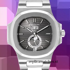 Patek Philippe Nautilus Men's 5726/1A-001 12mm Dark Gray Dial/Black Dial
