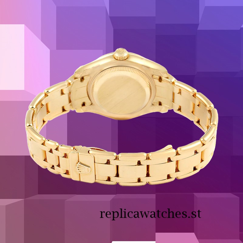 Rolex Pearlmaster 80318 29mm Ladies Champagne Dial Gold-tone - Image 4