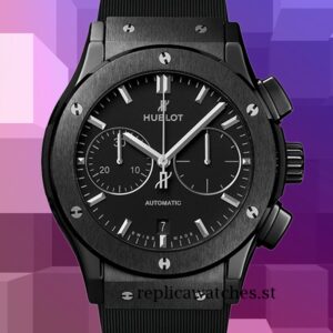 Hublot Classic Fusion Around 11mm Men's 521.CM.1171.RX Quartz/Automatic Black Dial