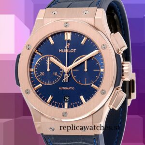 Hublot Classic Fusion 521.OX.7180.LR Around 11mm Men Blue Dial