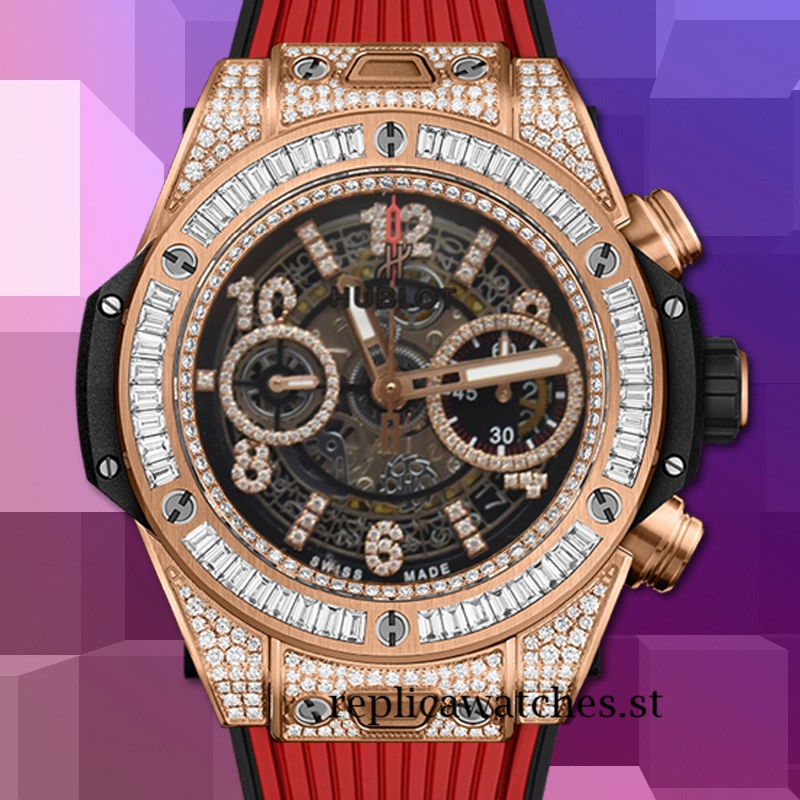 Hublot Big Bang Around 15mm Men 411.OX.1180.RX.0904-001 Deployment Rubber