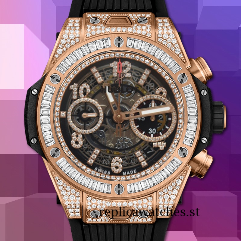 Hublot Big Bang Around 15mm 411.OX.1180.RX.0904 Men Skeleton Dial