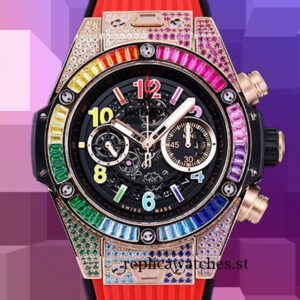 Hublot Big Bang Around 15mm Men 421.OX.1118.LR.0999-002 Automatic Black Skeleton Dial