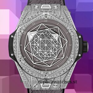 Hublot Big Bang Around 15mm 465.SS.7047.VR.1204.MXM20-002 Men Deployment Grey Dial