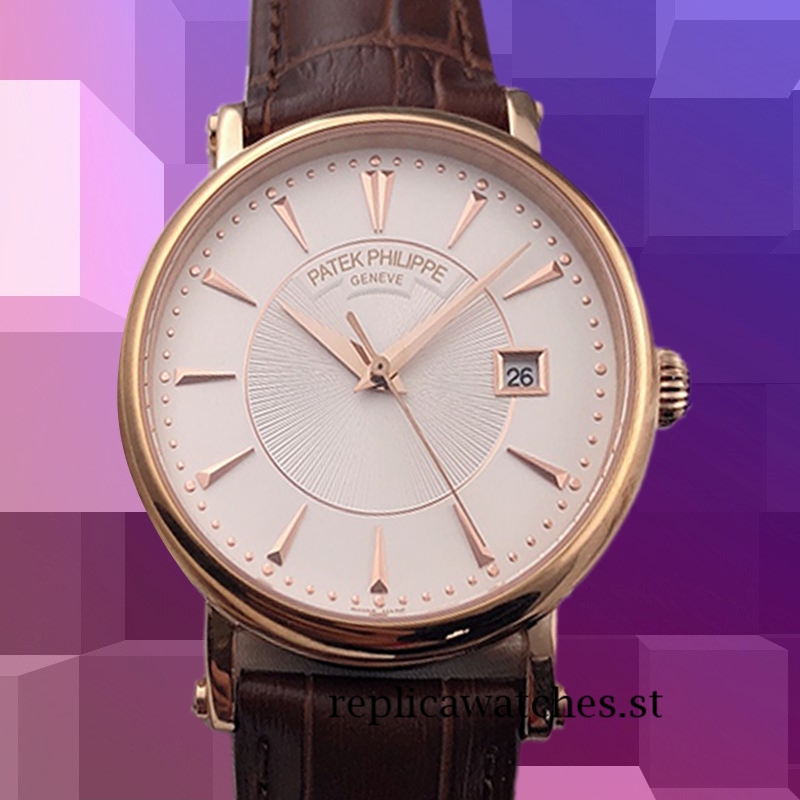Patek Philippe Calatrava Men's 9mm 5153R-001 Deployment White Dial