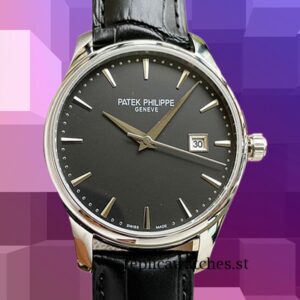 Patek Philippe Calatrava 9mm 5227G-010 Men's 18cm Black Dial