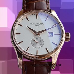 Patek Philippe Calatrava 9mm Men's CalatravaWSL017 Deployment White Dial