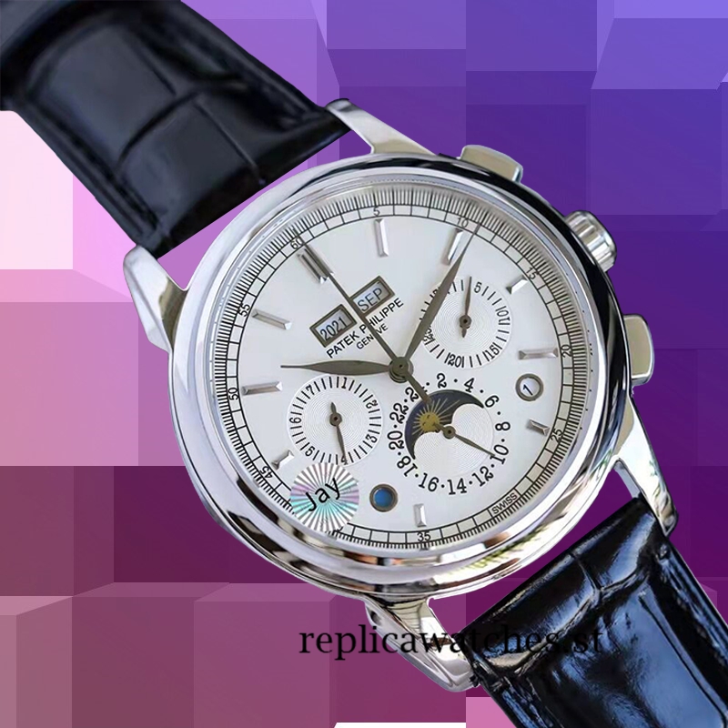 Patek Philippe Grand Complications REF.5970 Men's 9mm Leather - Image 6