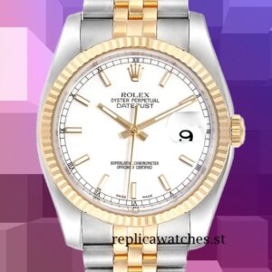Rolex Datejust 36mm 116233 Men's Silver-tone