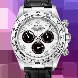 Rolex Daytona 40mm Men's 116519 Silver-tone White Dial