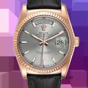 Rolex Day-Date Men's 36mm 118135 Rose Gold-tone Automatic