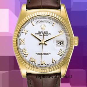 Rolex Day-Date Men's 36mm m118138-0117 Gold-tone