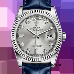 Rolex Day-Date m118139-0081 Men's 36mm Grey Dial Automatic