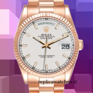Rolex Day-Date Men's 118235 36mm Rose Gold-tone