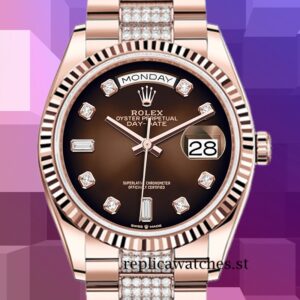 Rolex Day-Date 36mm Men's m128235-0038 Rose Gold-tone Automatic