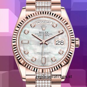 Rolex Day-Date Men's m128235-0032 36mm Automatic Rose Gold-tone