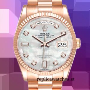 Rolex Day-Date Men's m128235-0029 36mm Mother of Pearl Dial Automatic