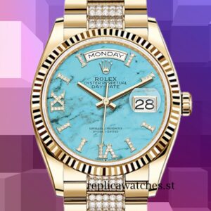 Rolex Day-Date Men's 36mm m128238-0072 Gold-tone
