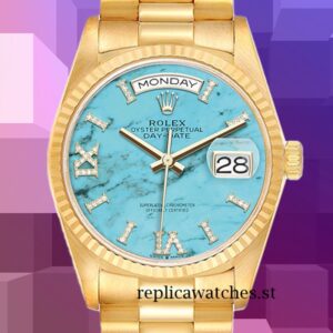 Rolex Day-Date m128238-0071 Men's 36mm Gold-tone