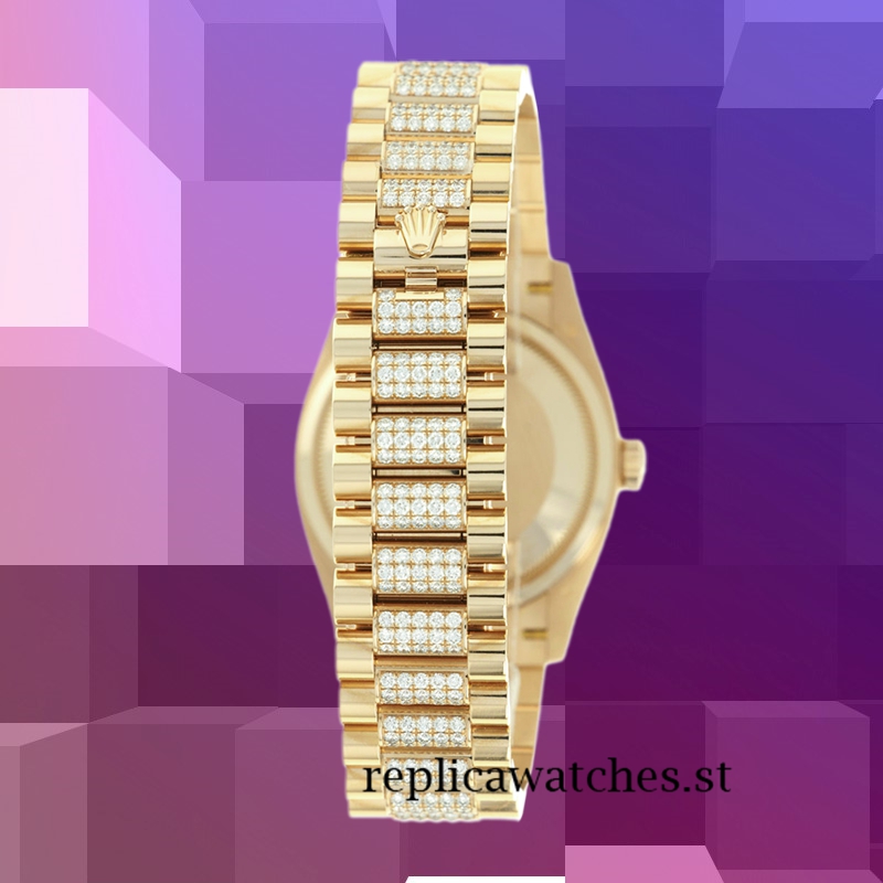 Rolex Day-Date 36mm m128238-0046 Men's Gold-tone Champagne Dial - Image 4