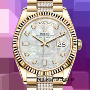 Rolex Day-Date m128238-0032 Men's 36mm Gold-tone