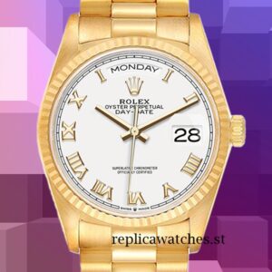 Rolex Day-Date 128238 Men's 36mm Gold-tone Automatic
