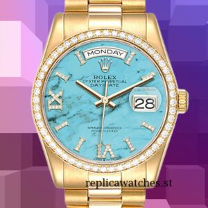 Rolex Day-Date m128348rbr-0037 36mm Men's Gold-tone