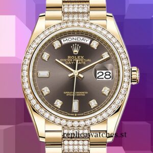 Rolex Day-Date Men's 36mm m128348rbr-0007 Automatic