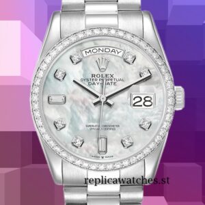 Rolex Day-Date Men's m128349rbr-0004 36mm Mother of Pearl Dial