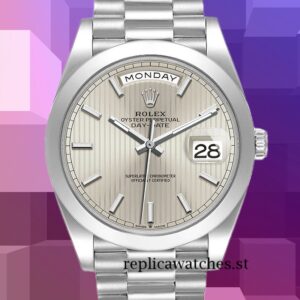 Rolex Day-Date 40mm Men's m228206-0034 Silver-tone Automatic
