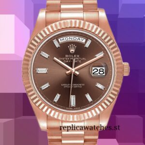 Rolex Day-Date 40mm m228235-0003 Men's Rose Gold-tone