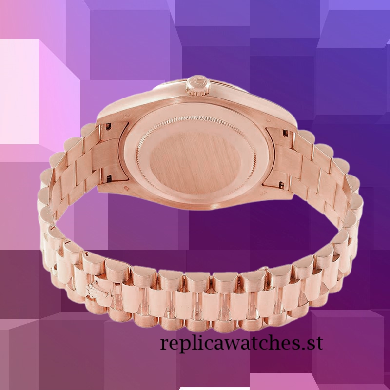Rolex Day-Date Men's 40mm m228235-0005 Silver Stripe Dial Automatic - Image 4