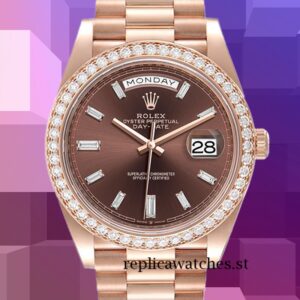 Rolex Day-Date Men's 40mm m228345rbr-0006 Automatic