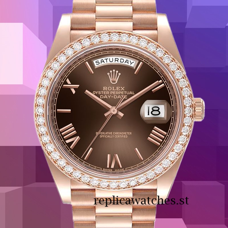 Rolex Day-Date Men's 40mm m228345rbr-0009 Automatic