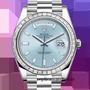 Rolex Day-Date m228396tbr-0002 40mm Men's Blue Dial