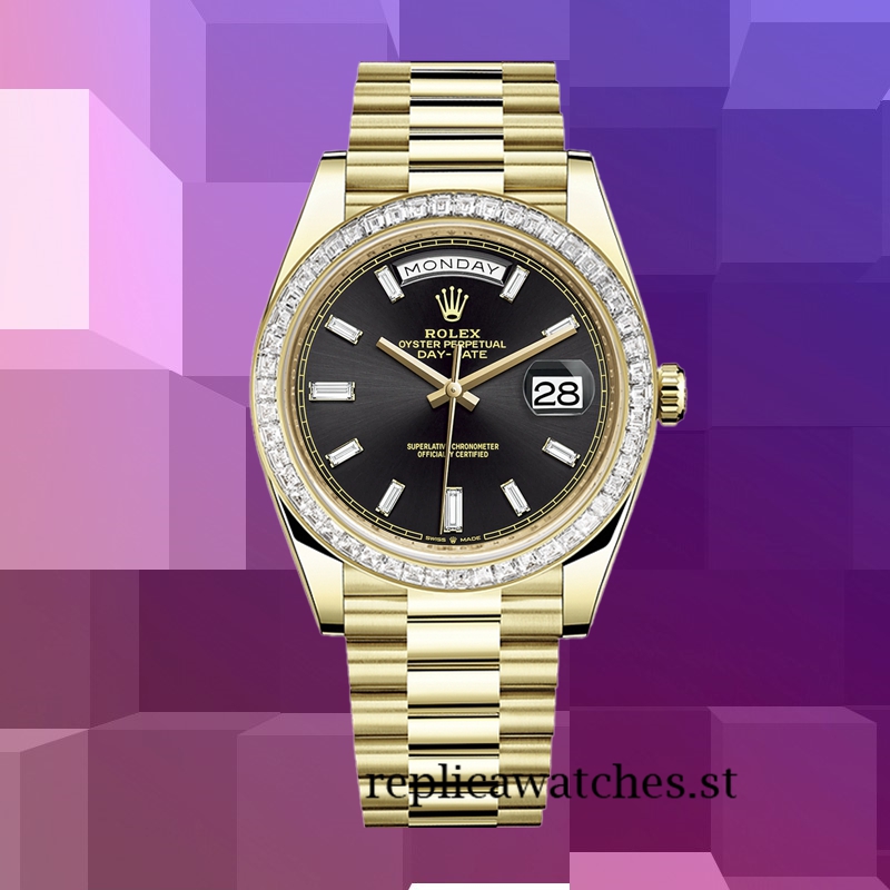 Rolex Day-Date m228398tbr-0001 Men's 40mm Black Dial - Image 2
