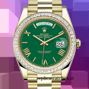 Rolex Day-Date m228398tbr-0039 Men's 40mm Gold-tone Automatic